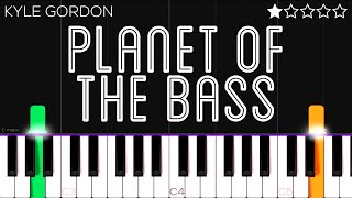 Kyle Gordon - Planet of the Bass | EASY Piano Tutorial