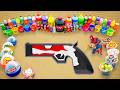 How to Make a Toy Gun with Orbeez &amp; Cement, Giant Soda Balloons, Coca-Cola, Fanta, Pepsi vs Mentos