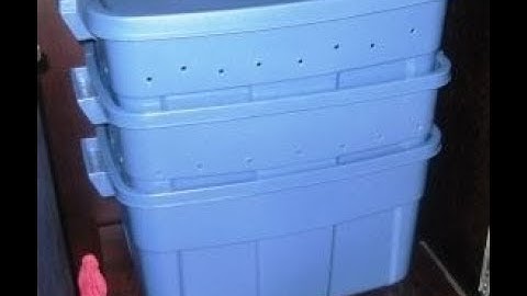 Save Money Building a Stackable Worm Bin