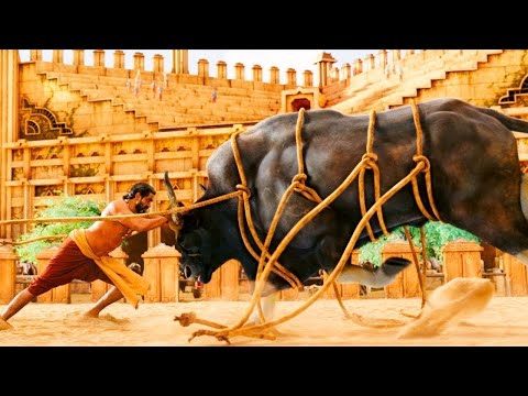 مقاتل شجاع وقلبه ميت بيكتشف ان أبوه كان ملك واتقتل غدر وبيقرر ينتقم لأبوه ملخص فيلم Baahubali 
