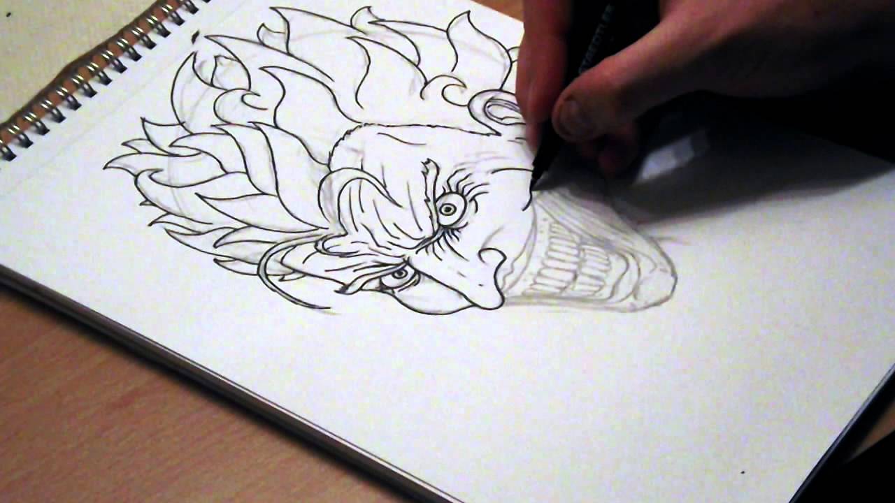 How To Draw The Joker - YouTube