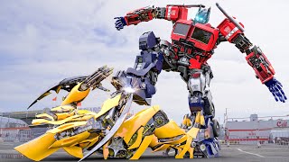 Transformers: The Last Knight - Optimus Prime vs Bumblebee | Paramount Pictures [HD] screenshot 5