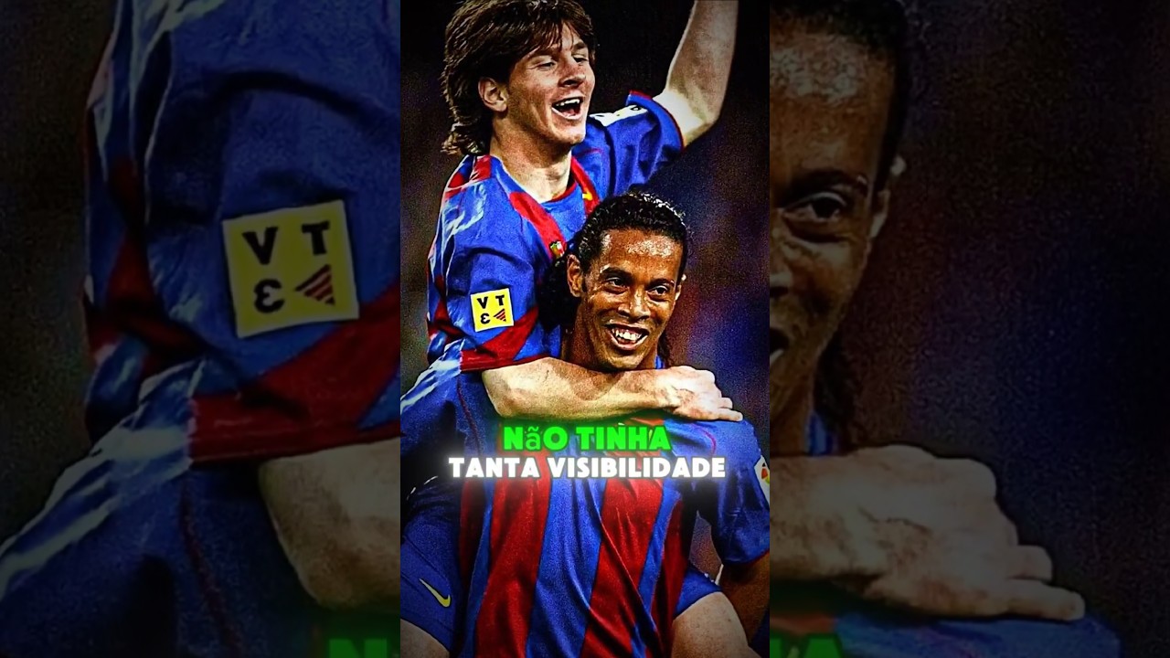 Ronaldinho joga mais que o Messi?