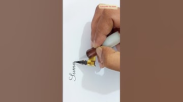 Suman name writing by Calligraphy style | #short #shortvideo #calligraphy #shorts #typography