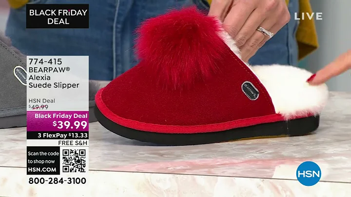 BEARPAW Alexia Suede Slipper