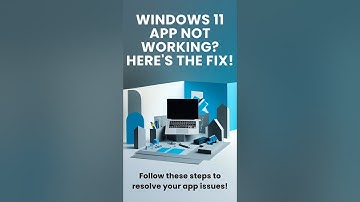 Fix Windows 11 App Not Working! 🔧 (2025)