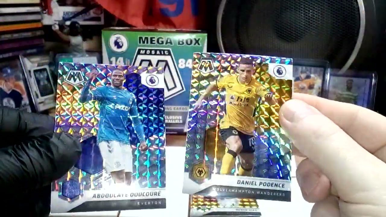 2021/22 Panini Mosaic Premier League EPL Soccer Mega box