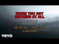 Keith Whitley When You Say Nothing At All Karaoke Keith Whitley When You Say Nothing At All Karaoke