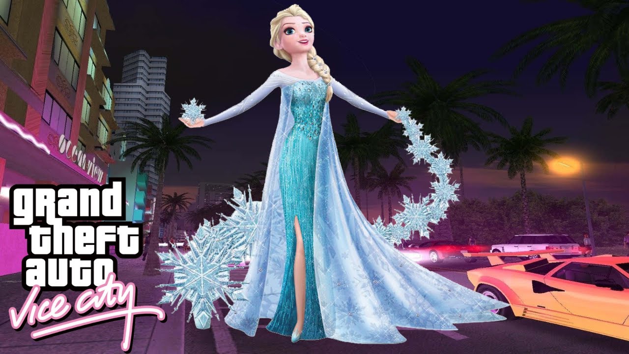 Elsa de [Frozen] skin GTA Vice City
