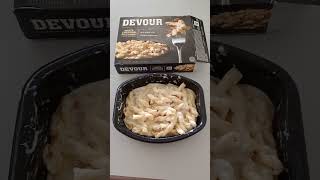 Surprisingly, Delicious DEVOUR White Cheddar Mac & Cheese w/ Applewood Smoked Bacon. Winter 2023.🧀 🥓
