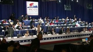 RNC Platform Committee casting final votes on delegates