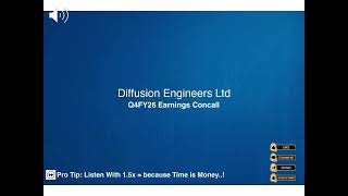 Famous Diffusion Engineers Ltd Q4FY26 Earnings Concall Net Worth