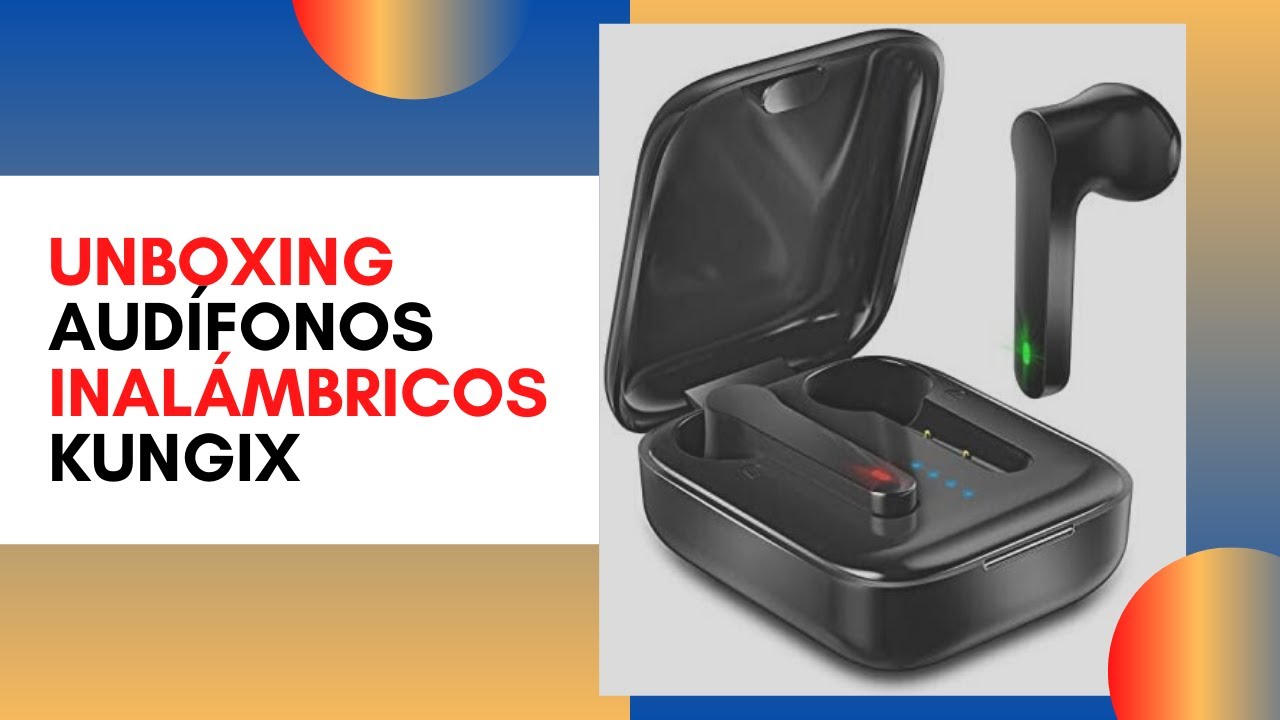 Unboxing Audifonos Inalámbricos IPX7 Kungix - YouTube