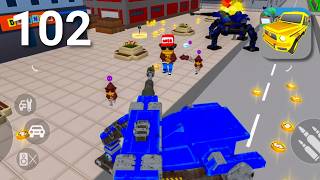 Gangs Wars: Pixel Shooter Walkthrough - Part 102 - Progress Road: Taxi Driver Role (iOS, Android)