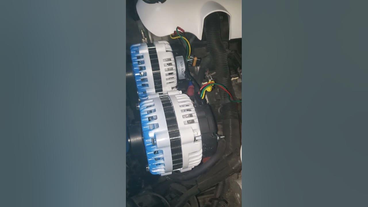 Dual alternators install and wiring Part 1 YouTube