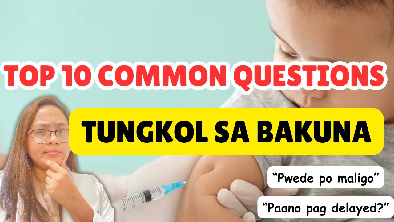 Pwede maligo after bakuna!|TOP 10 common questions about vaccine|Dr. PediaMom
