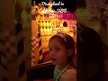 Princess Sarah at "It's a Small World" DISNEYLAND California, USA (her first time experience)