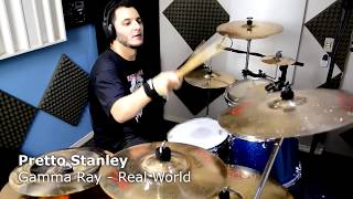 real world – GAMMA RAY (drum cover by Pretto)