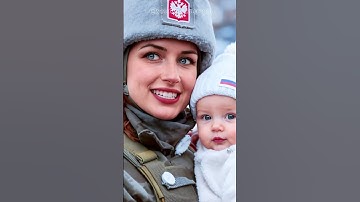 Thumbnail of A Beautiful Mom Soldier Singing KATYUSHA with Her Baby #beautifularmy
