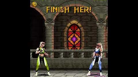 Ultimate Mortal Kombat 3 - Mobile Java - Sonya - Babality