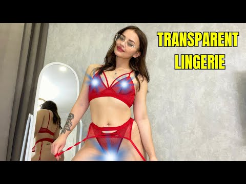 See Through Try On Haul | Transparent Lingerie | Try-On Haul 2024