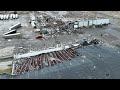 4k drone ef2 tornado leaves path of destruction touc.own grand blanc mi feb 28 2024