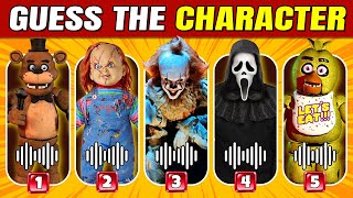 Guess The Horror Movie Character By Voice & Emoji| Ghost Face, Penny wise, Megan, Michael Myers screenshot 5