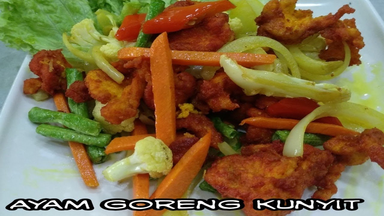Resipi Ayam Goreng Kunyit Ala Thai Youtube