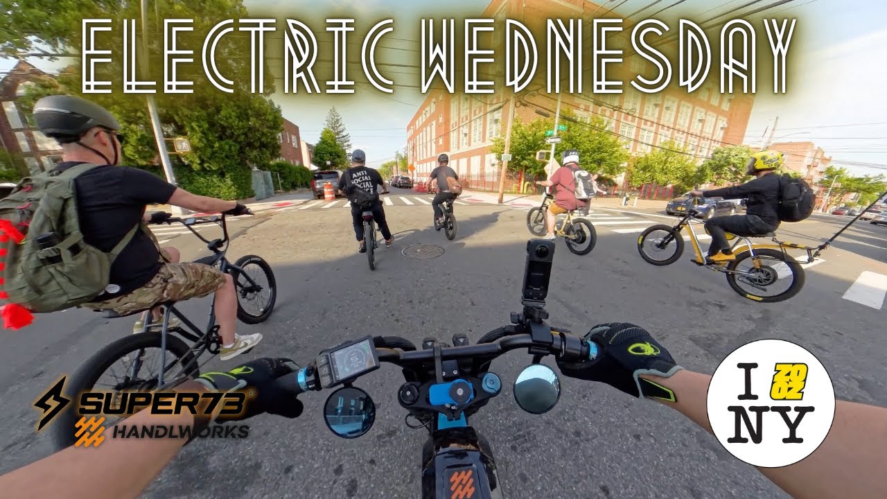Riding to Electric Wednesday: Insta360 X4 and Super73 RX Tests! | eBike POV [4K]