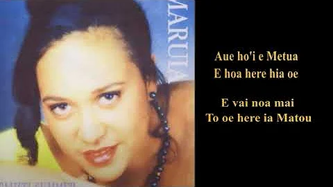 MARUIA - AUE HOI ERITANA (PAROLES)