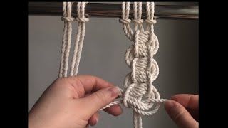 Macrame knot for beginners //DIY macrame