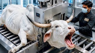 Inside the Amazing Bull Horn Factory Complete White Grey Brahman Bull Horn Processing