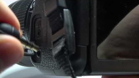 How to Connect External Microphone to the CANON EOS 750D - Kiss X8i - Rebel T6i - Improve Sound