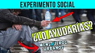 Experimento social ¿Ayudarías a esta persona de la calle? // Mensajeros urbanos