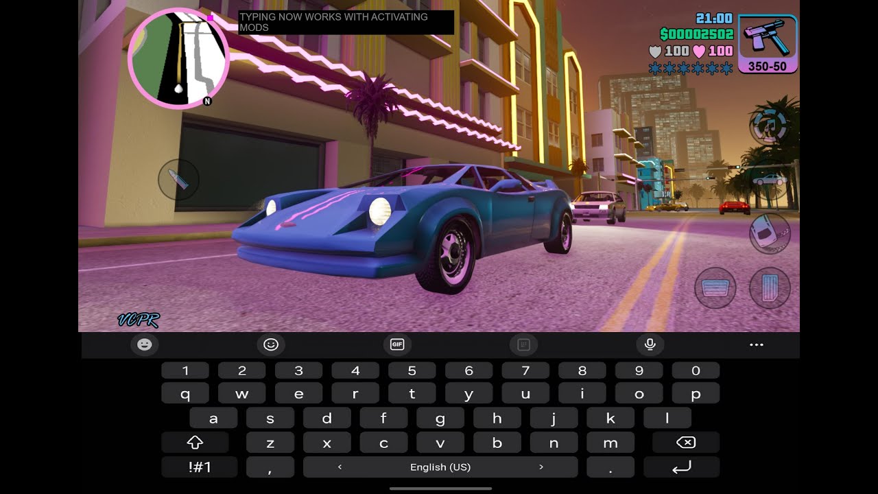 GTA VC ANDROID KEYBOARD HANDLER MOD