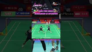 Fajar-Fikri berhasil mengalahkan Fang Chih Lee-Fang Jen Lee di perempat final BAC