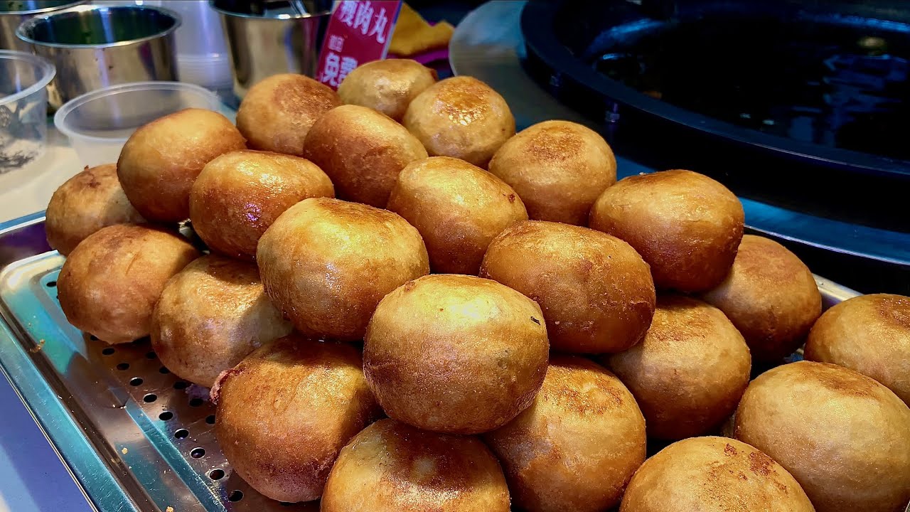 Золотые углеводные бомбы, специальные жареные булочки, постные фрикадельки Вэньчжоу