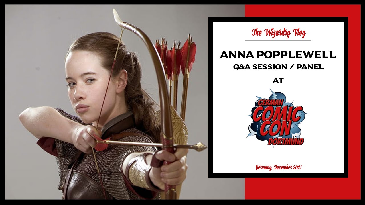 Anna Popplewell Full Q&A Session | German Comic Con Dortmund | Chronicles of Narnia & Reign | 2021