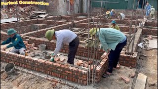 Wall Construction Techniques And Complete Concrete House Foundation Bracing