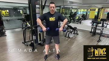 REMADA ALTA COM HALTERES