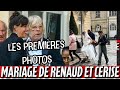 Renaud sest mari  cerise les premires images de la crmonie dvoiles