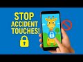 How to lock Samsung screen while watching a video | Prevent accidental Touch from Children