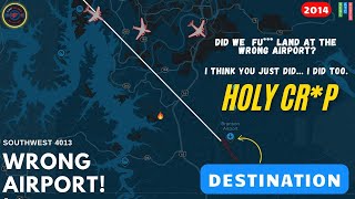 (Horrible Blunder)How this Southwest Flight Landed at the Wrong airport! (2014 CVR +ATC)