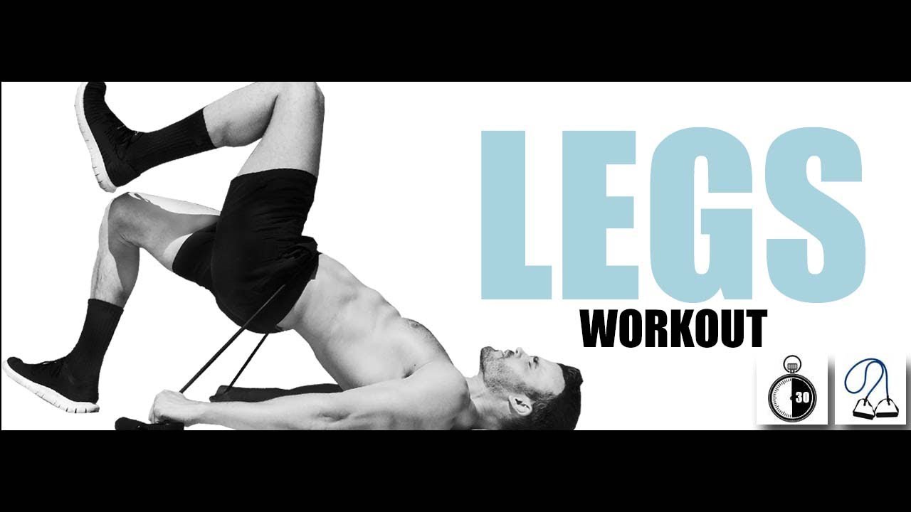 RESISTANCE BAND 30 MINUTE LEG WORKOUT YouTube