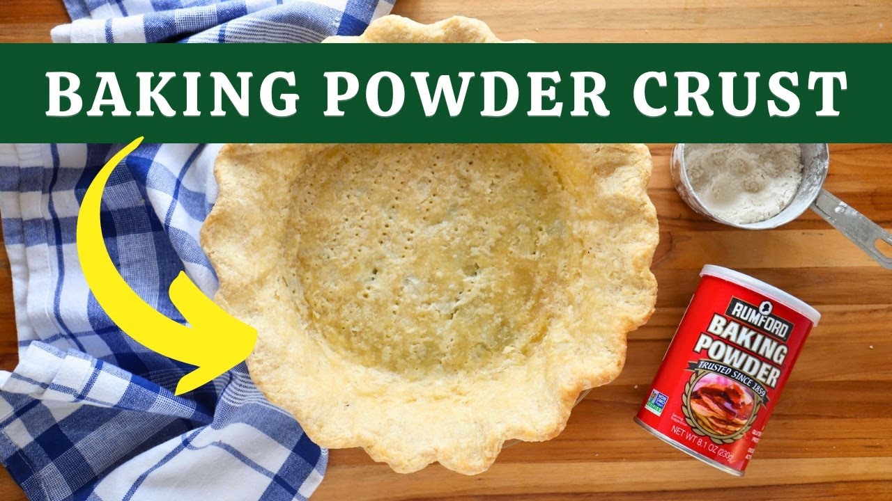 PIE CRUST MASTER CLASS with Baking Powder | Light and Flakey! 🙌🏽