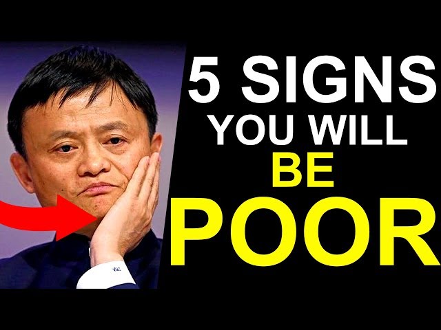 5 signs you will never become rich one day