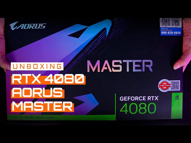 Unboxed: Gigabyte AORUS GeForce RTX 4080 16GB XTREME WATERFORCE Graphics  Card