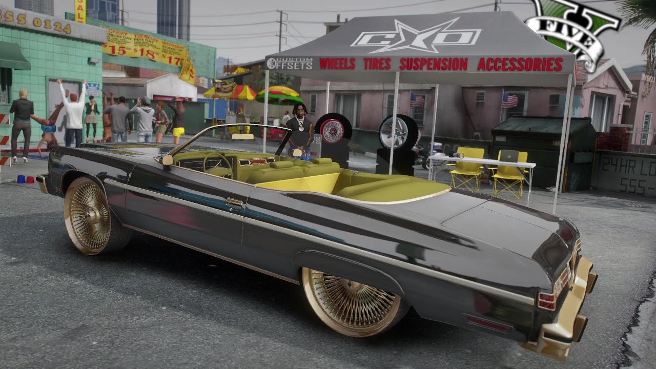 GTA 5 [HOOD LIFE] KODAK BLACK - HOOD DONK CAR SHOW! #8