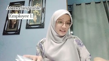 ORGANIZATIONAL BEHAVIOUR (HFT20103) -Roleplay video