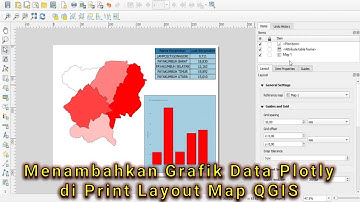Menambahkan diagram grafik data plotly di layout map QGIS